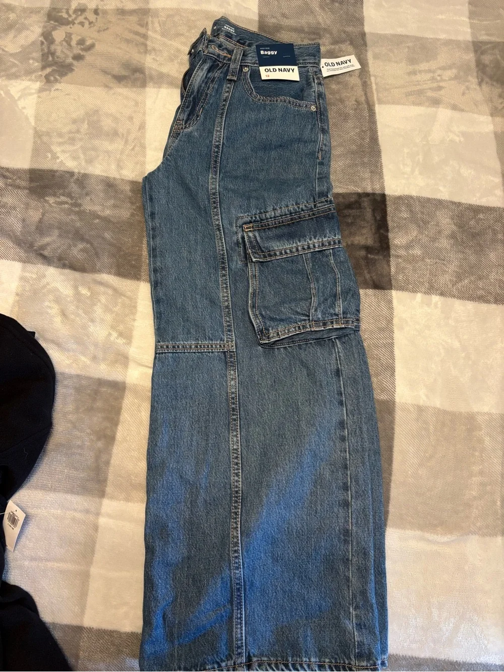 Old Navy Relaxed Baggy Jeans - Light Blue Denim